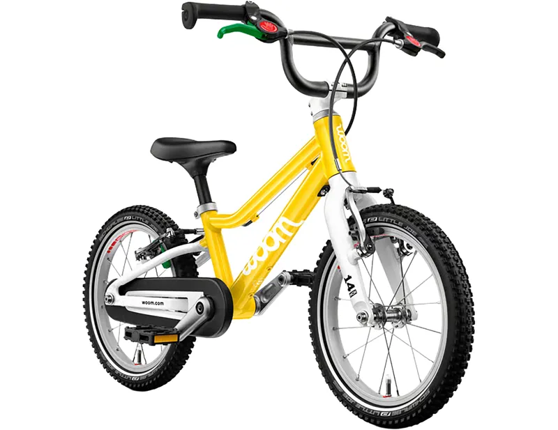 woom GO 2 14in Kids Bike 2027 in Vibrant Yellow-1