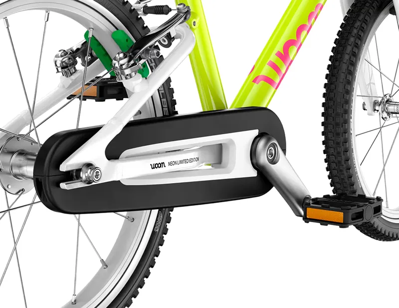 woom GO 2 14in Kids Bike 2027 in Neon Lime-5