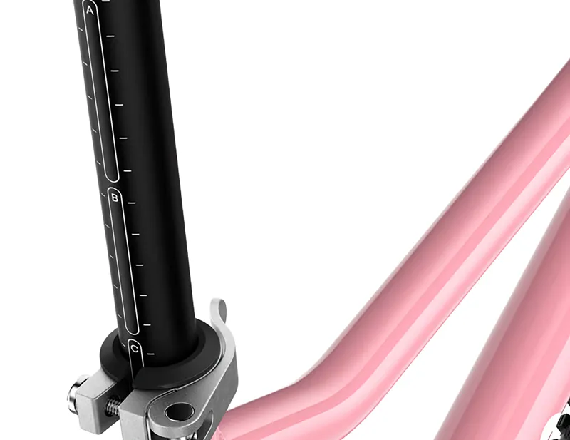 Woom Go 3 16in Kids Bike 2027 in Powder Pink-6
