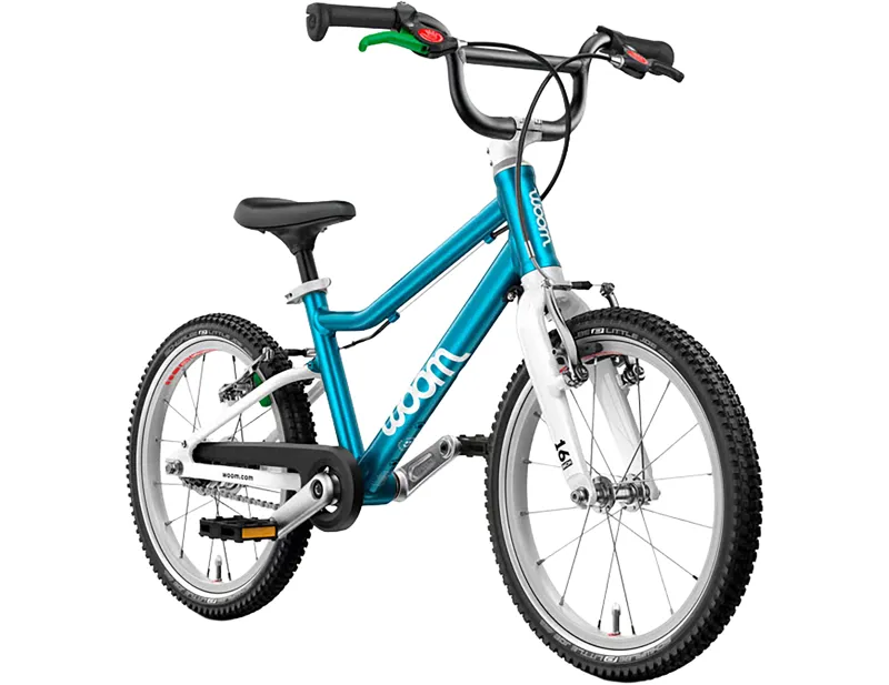 woom GO 3 AUTOMAGIC 16in Kids Bike 2027 in Metallic Blue-1
