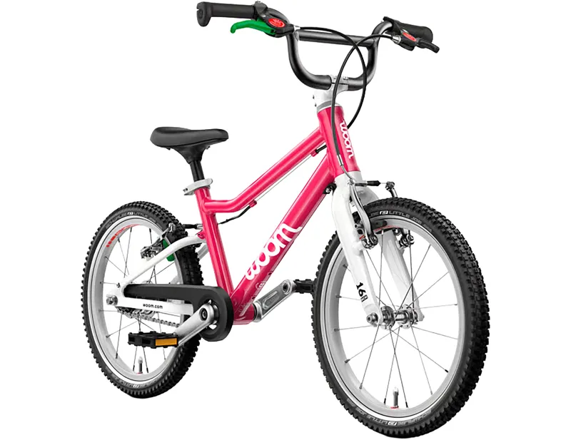 woom GO 3 AUTOMAGIC 16in Kids Bike 2027 in Hot Pink-1