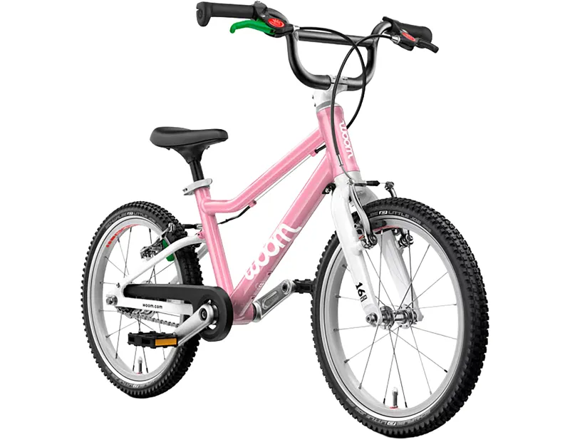 woom GO 3 AUTOMAGIC 16in Kids Bike 2027 in Powder Pink-1