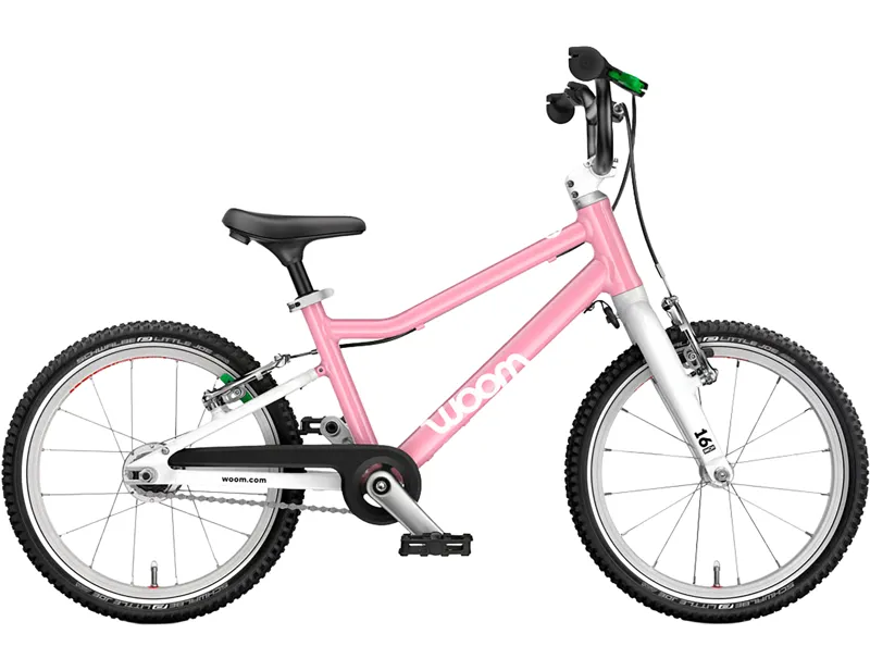 woom GO 3 AUTOMAGIC 16in Kids Bike 2027 in Powder Pink