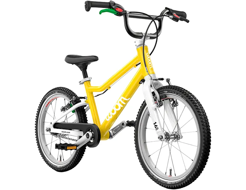 woom GO 3 AUTOMAGIC 16in Kids Bike 2027 in Vibrant Yellow-1