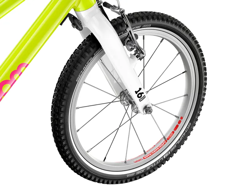 woom GO 3 AUTOMAGIC 16in Kids Bike 2027 in Neon Lime-6