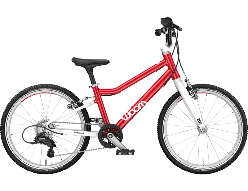 Woom Go 4 20in Kids Bike 2027 in Woom Red