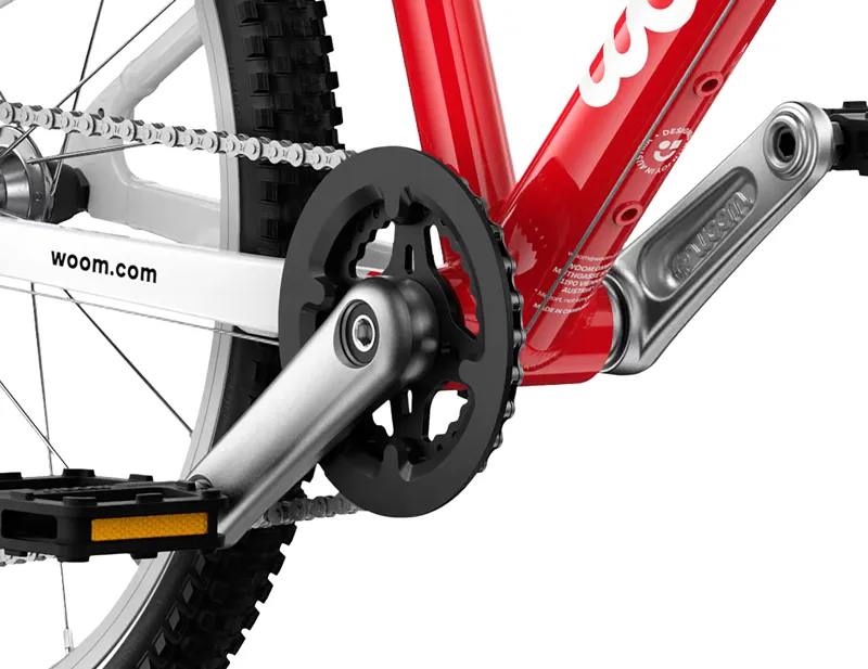 Woom Go 4 20in Kids Bike 2027 in Woom Red-8