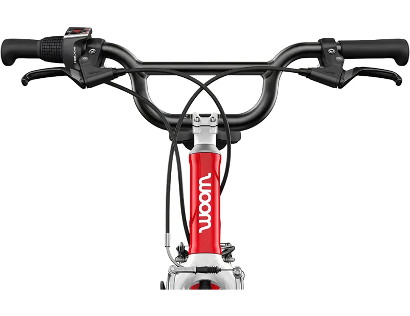 Woom Go 4 20in Kids Bike 2027 in Woom Red-2