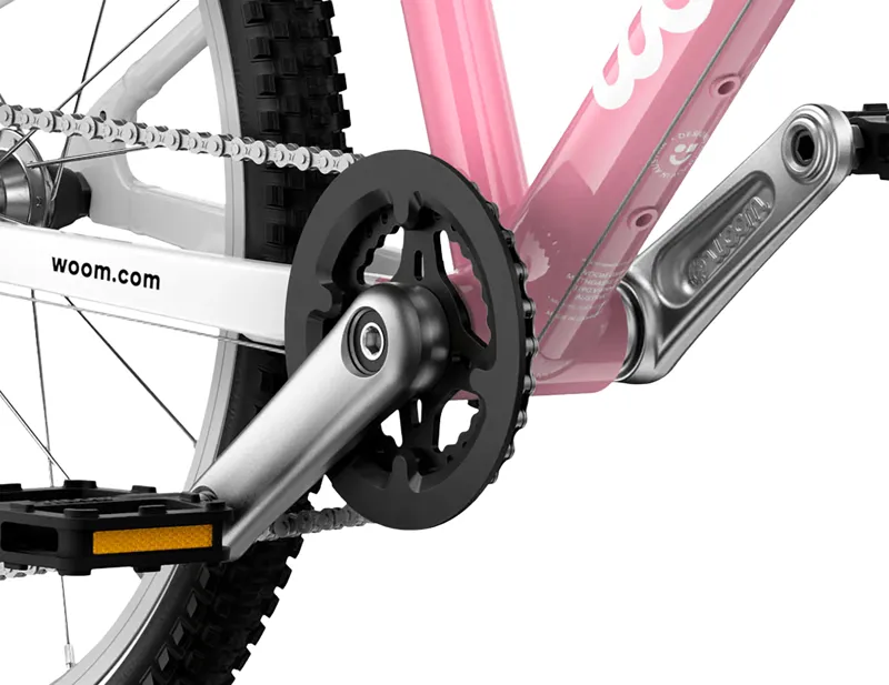 Woom Go 4 20in Kids Bike 2027 in Powder Pink-2