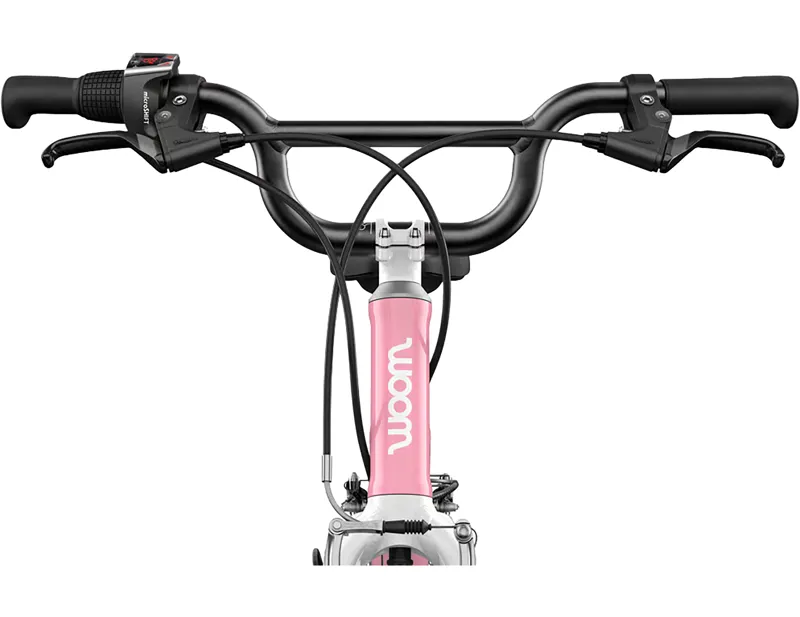 Woom Go 4 20in Kids Bike 2027 in Powder Pink-3