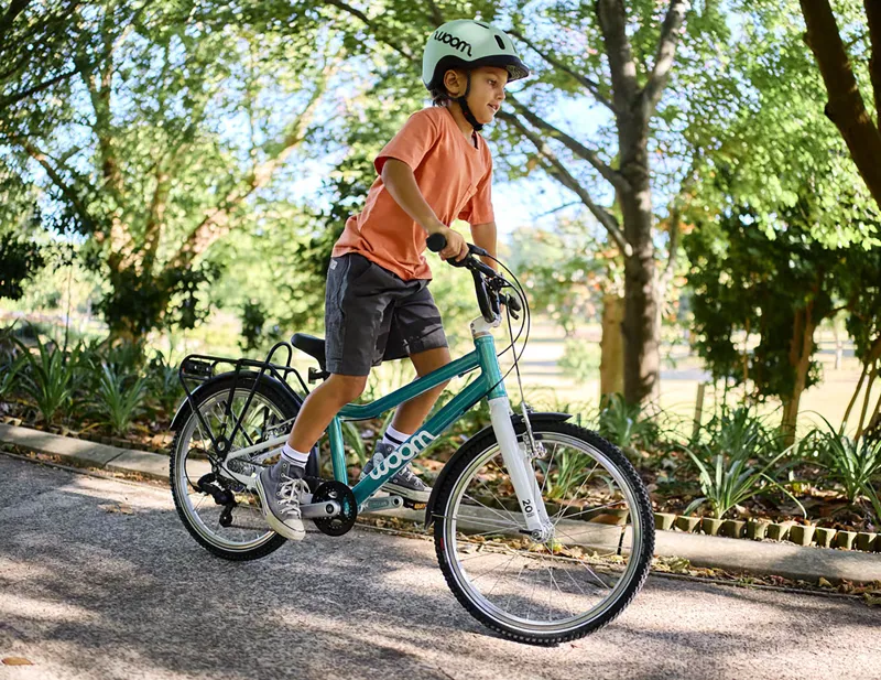 Woom Go 4 20in Kids Bike 2027 in Woom Red-11