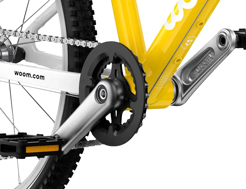 Woom Go 4 20in Kids Bike 2027 in Vibrant Yellow-7