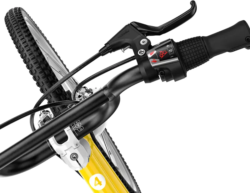 Woom Go 4 20in Kids Bike 2027 in Vibrant Yellow-6