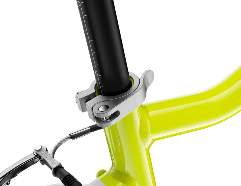 Woom Go 4 20in Kids Bike 2027 in Neon Lime-7