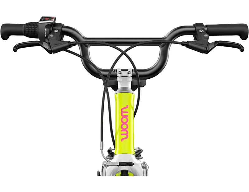 Woom Go 4 20in Kids Bike 2027 in Neon Lime-2