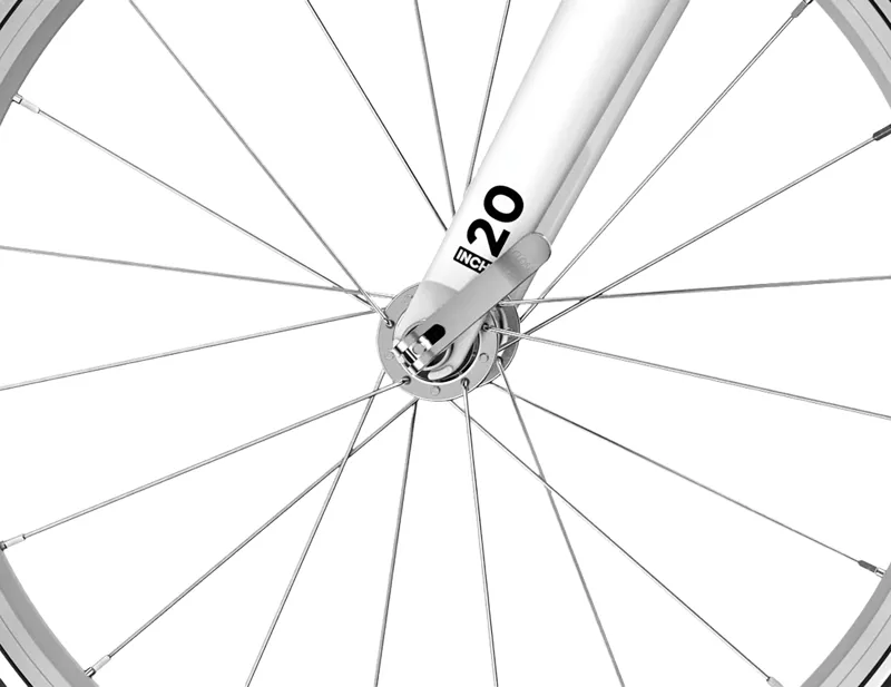 Woom Go 4 20in Kids Bike 2027 in Neon Lime-10