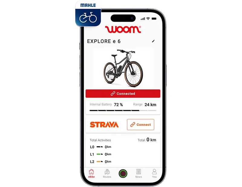 Woom Explore e6 Electric Kids 26 inch bike 2027 in graphite grey-12
