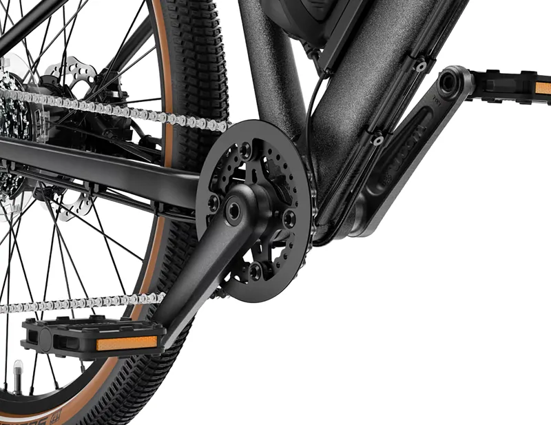 Woom Explore e6 Electric Kids 26 inch bike 2027 in graphite grey-8