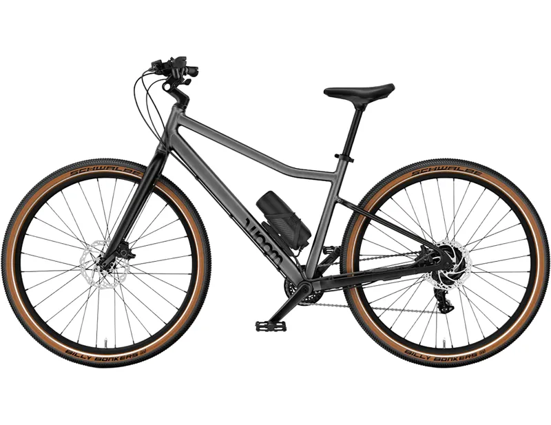 Woom Explore e6 Electric Kids 26 inch bike 2027 in graphite grey-1