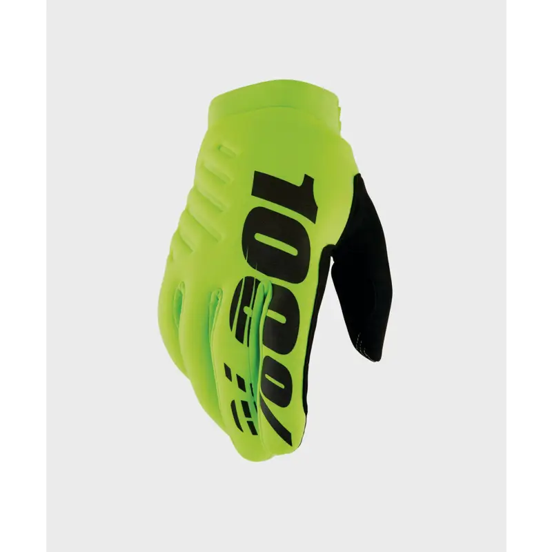 Balfes Bikes 100% Brisker Cold Weather Youth Winter Gloves in Fluo Yellow | Free postage over £30, £10 off first order, price match & 0% finance.