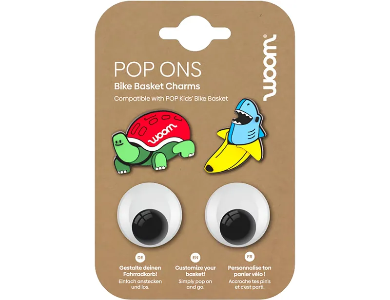 Woom POP Ons Tropical Fun Bike Basket Charms in Tropical Fun