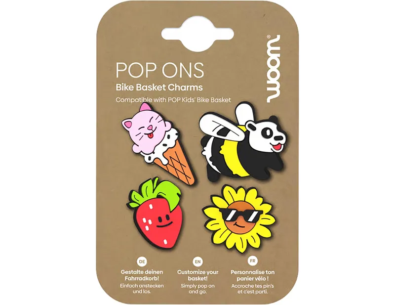 Woom POP Ons Summer Vibe Bike Basket Charms in Summer Vibe