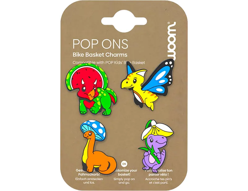 Woom POP Ons Florassic Park Bike Basket Charms in Florassic Park