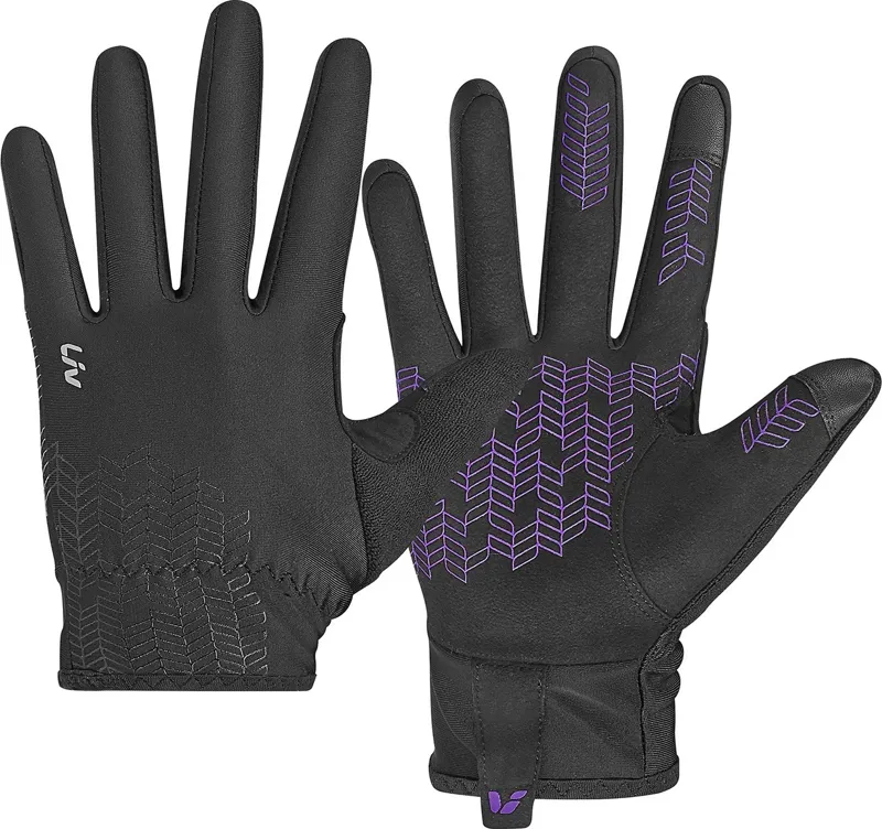 Liv Norsa Lite LF Full Finger Gloves in Black