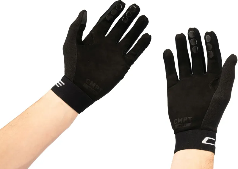 Cube CMPT Sport Long Finger Cycling Gloves in Black-4