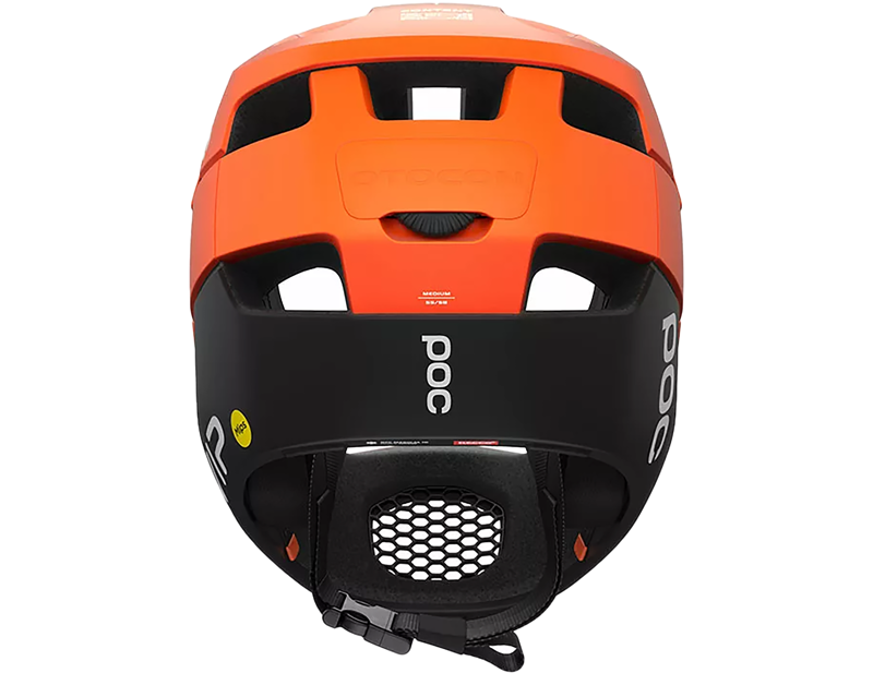 POC Otocon Race MIPS in Indicolite Blue Matt/Carnelian Orange Matt-2