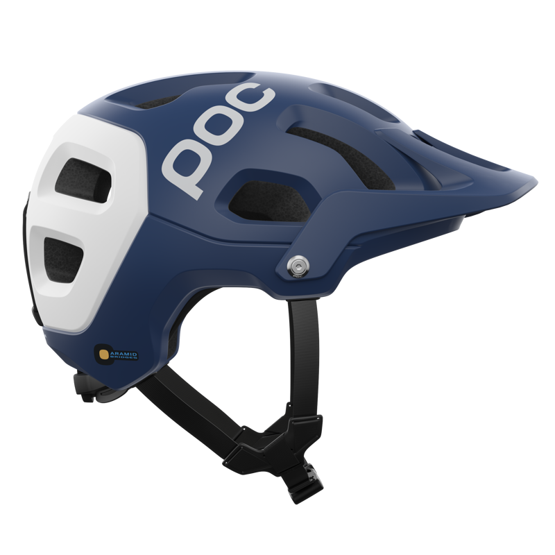 POC Tectal Race MTB MIPS Helmet in Lead Blue/Hydrogen White Matt-2