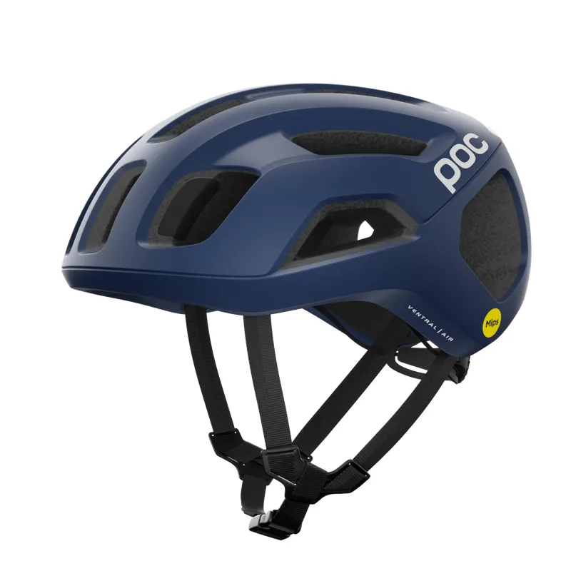 POC Ventral Air MIPS Road Helmet in Lead Blue Matt