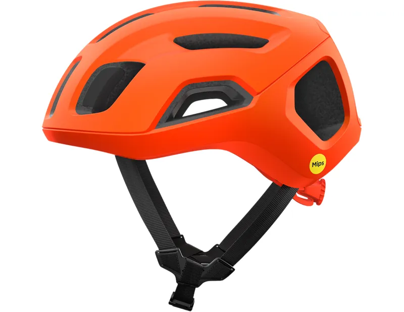POC Ventral Air WF MIPS Helmet In Fluorescent Orange Matt