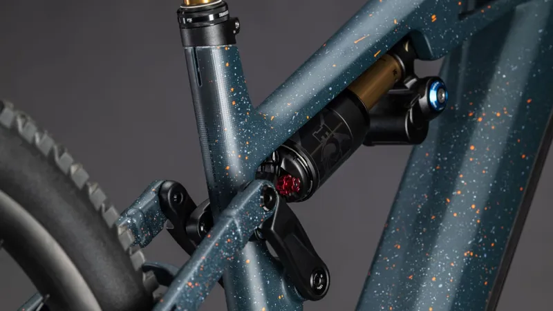 Cube Stereo Hybrid one77 HPC SLT 800 Full Suspension Electric Mountain Bike 2026 in Galaxy/Orange-6