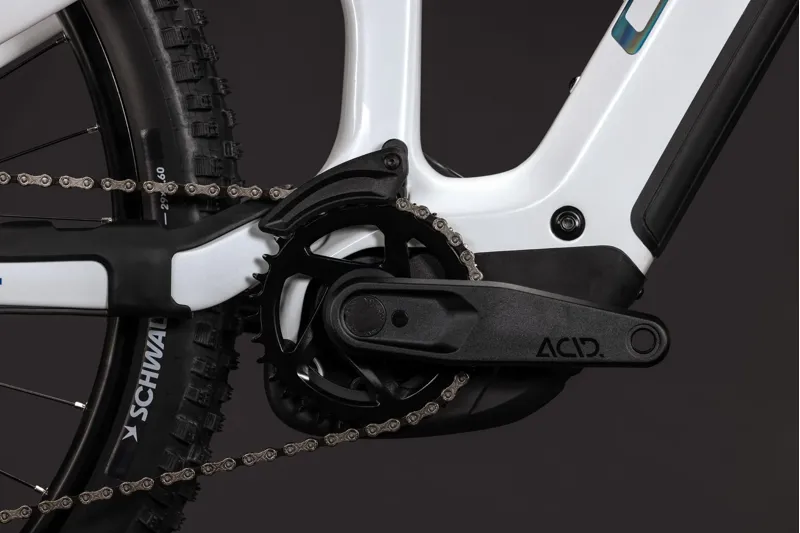 Cube Stereo Hybrid One44 HPC Pro 800 Electric Full Sus MTB 2027 in Metallicwhite/Blue-4