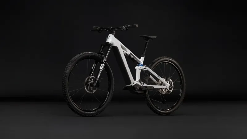 Cube Stereo Hybrid One44 HPC Pro 800 Electric Full Sus MTB 2027 in Metallicwhite/Blue-9