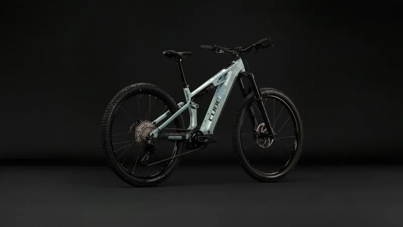 Cube Stereo Hybrid One44 HPC Pro 800 Electric Full Sus MTB 2027 in Pearlaqua/Black-2