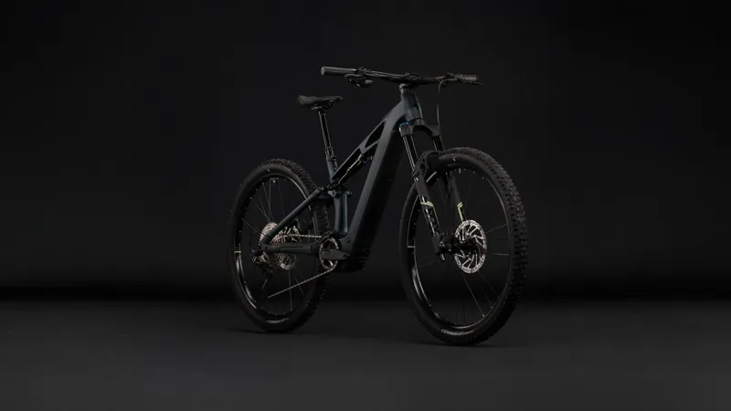 Cube Stereo Hybrid One44 HPC Race 800 Electric Full Sus MTB 2027 in Coal/Green-4