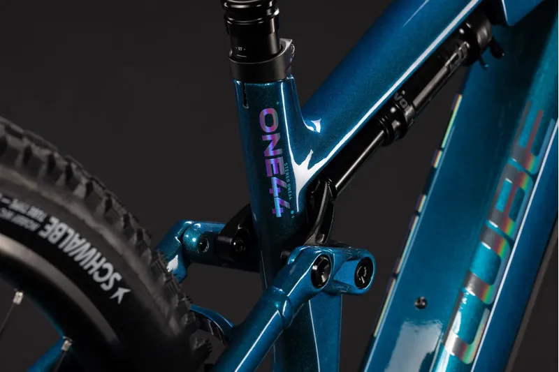 Cube Stereo Hybrid One44 HPC Race 800 Electric Full Sus MTB 2027 in Nebula/Prizm-8