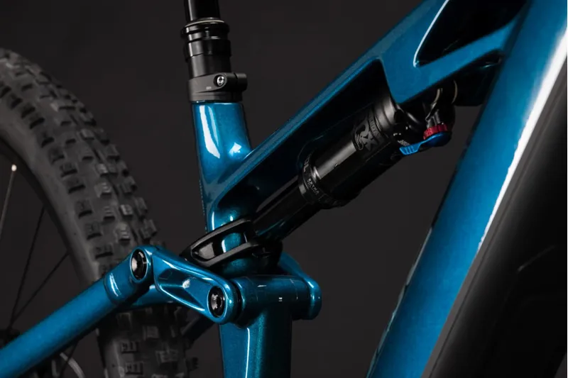 Cube Stereo Hybrid One44 HPC Race 800 Electric Full Sus MTB 2027 in Nebula/Prizm-7