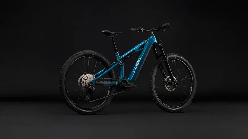 Cube Stereo Hybrid One44 HPC Race 800 Electric Full Sus MTB 2027 in Nebula/Prizm-4