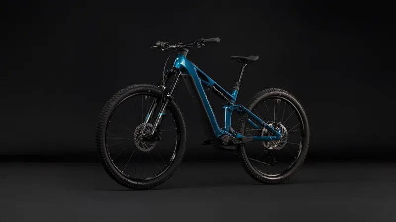 Cube Stereo Hybrid One44 HPC Race 800 Electric Full Sus MTB 2027 in Nebula/Prizm-3