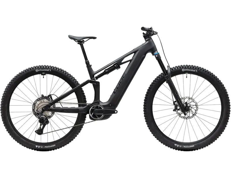 Cube Stereo Hybrid One44 HPC SLX 800 Electric Full Sus MTB 2027 in Blackline