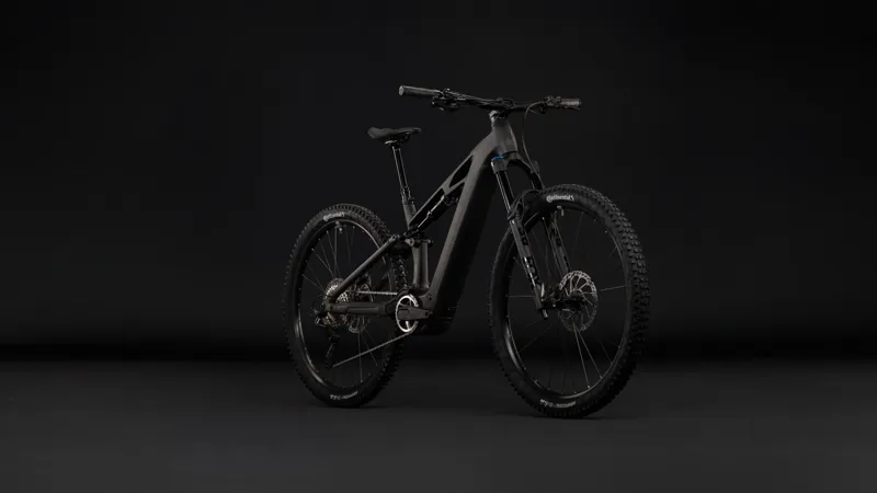 Cube Stereo Hybrid One44 HPC SLX 800 Electric Full Sus MTB 2027 in Blackline-4