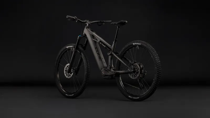 Cube Stereo Hybrid One44 HPC SLX 800 Electric Full Sus MTB 2027 in Blackline-1