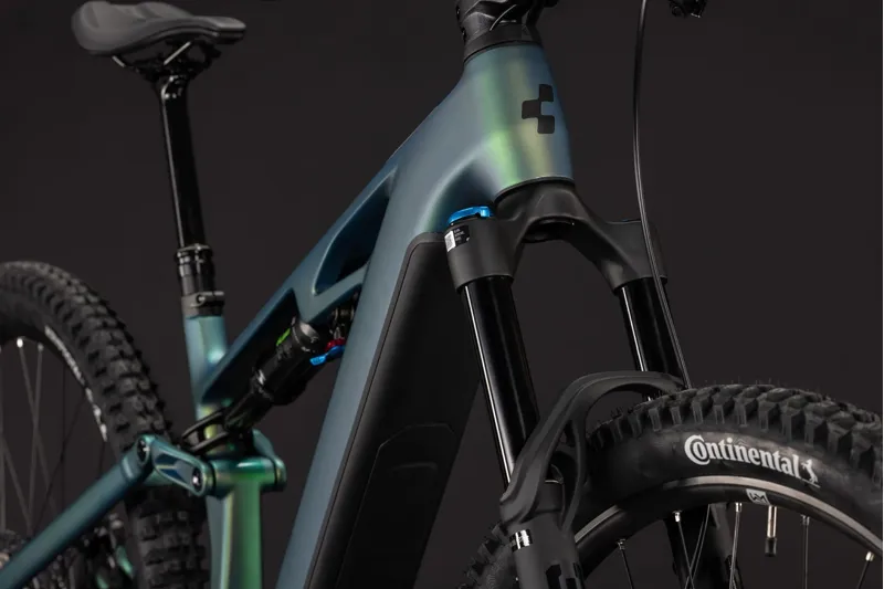 Cube Stereo Hybrid One44 HPC SLX 800 Electric Full Sus MTB 2027 in Jungali/Black-5