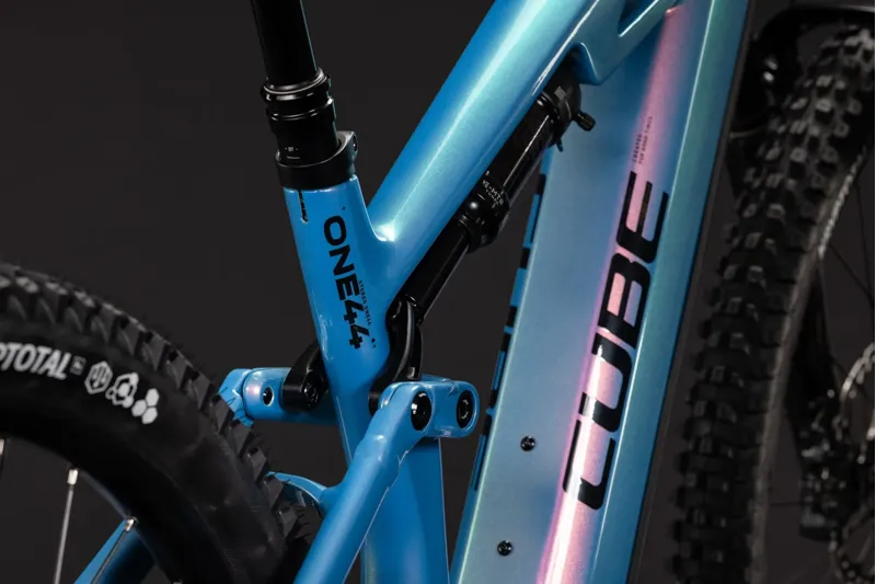 Cube Stereo Hybrid One44 HPC SLX 800 Electric Full Sus MTB 2027 in Dream/Black-9