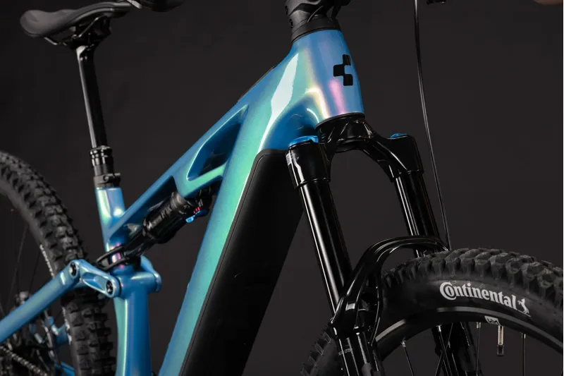 Cube Stereo Hybrid One44 HPC SLX 800 Electric Full Sus MTB 2027 in Dream/Black-5