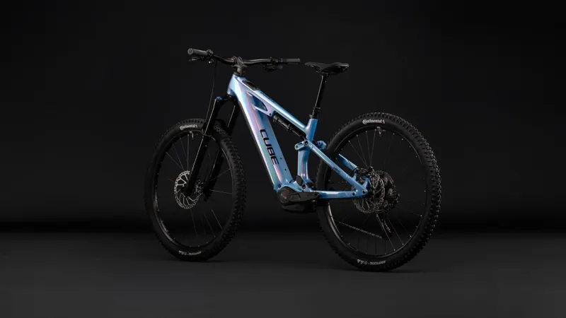 Cube Stereo Hybrid One44 HPC SLX 800 Electric Full Sus MTB 2027 in Dream/Black-1