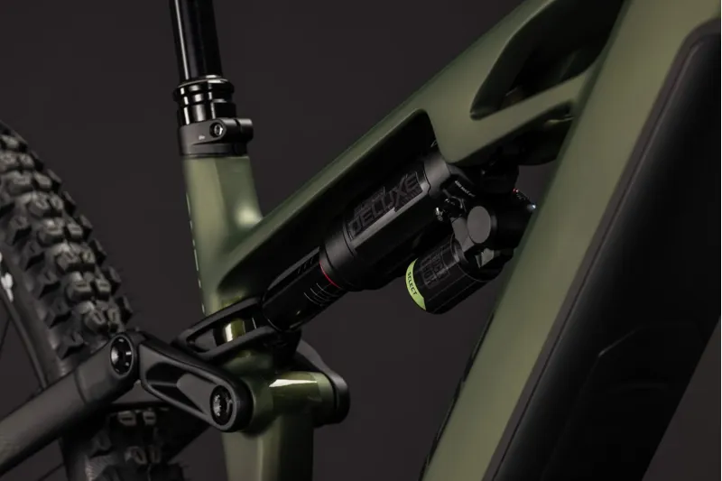 Cube Stereo Hybrid One44 HPC TM 800 Electric Full Sus MTB 2027 in Reedgreen/Gills-5